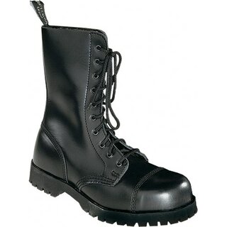 Boots & Braces - 10-Loch - schwarz