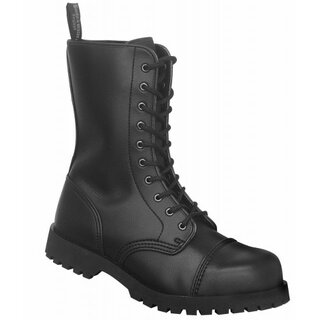 Boots & Braces - 10-Loch - Vegetarian/ VEGAN - schwarz