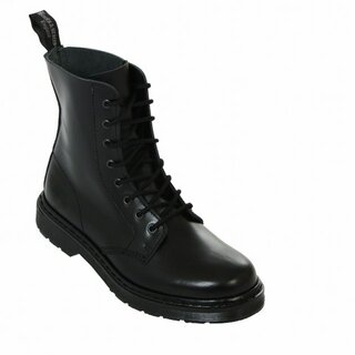 Boots & Braces - 8-Loch - easy - mono - schwarz