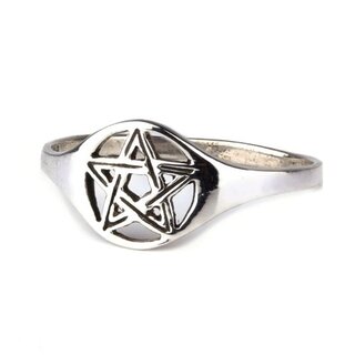 etNox - Silberring - Pentagramm