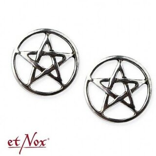 Et Nox - Silberohrstecker - Pentagramm