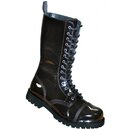 Boots & Braces - 14-Loch - Lack - schwarz