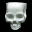 Porzellanring - Skull - weiss