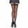 Leg Avenue - Feinstrümpfe mit Spitzenborte und Rücknaht - PLUS SIZE