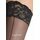Leg Avenue - Feinstrümpfe mit Spitzenborte und Rücknaht - PLUS SIZE