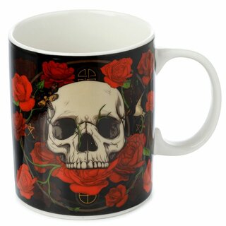 Tasse - Becher - Skull & Roses