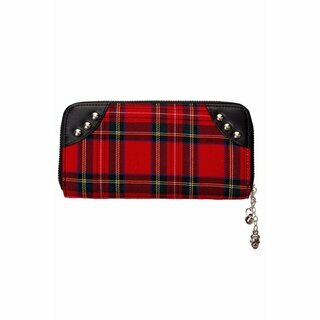 Banned - Geldbeutel - Tartan mit Handschellen