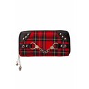 Banned - Geldbeutel - Tartan mit Handschellen