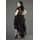 Burleska - Ophelie long gothic skirt in black lace