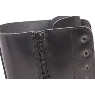 Boots & Braces - 14-Loch - easy - Zipper - schwarz