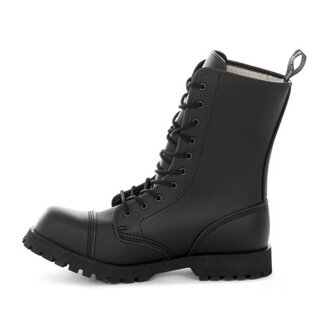 Boots & Braces - 10-Loch - VEGAN - Winter - schwarz - gefüttert