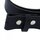 Wechselgürtel - Spalt-Leder - schwarz - 4 cm
