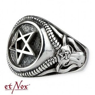 Et Nox - Silberring - Celtic Pentagramm