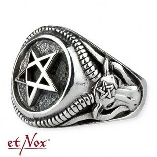 etNox - Silberring - Celtic Pentagramm