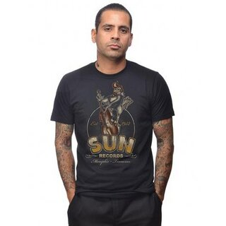 Sun Records - T-Shirt - Roosterbilly Men´s Tee - schwarz