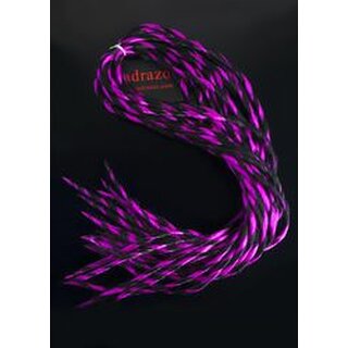 Headrazor - Einzeldreads - twisted - ca. 60 cm - 10 Stück schwarz/dark pink