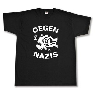T-Shirt - Gegen Nazis M
