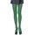 Leg Avenue - gestreifte Nylon-Strumpfhose schwarz/ neon pink
