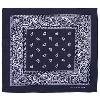 Bandana - 55 x 55cm wei - Paisley