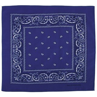 Bandana - 55 x 55cm wei - Paisley
