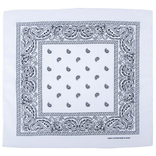 Bandana - 55 x 55cm rot - Paisley