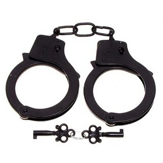 Handschellen - mit 2 Schlsseln schwarz