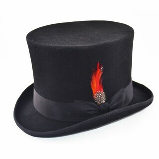Maz - Victorianischer Zylinder - Victorian Top Hat - schwarz L = 59 cm