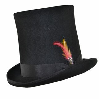 Maz - Zylinder - Stove Pipe Wool Felt Top Hat - schwarz XL = 61 cm