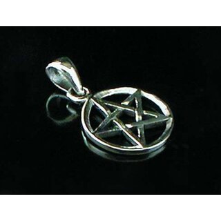 Silberanhänger - Pentagramm 