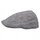 G & H - Great Horse - Schiebermütze - Flat cap - Fischgrätmuster - schwarz/weiß 59 cm