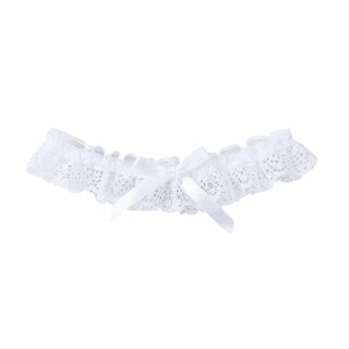 Strumpfband weiss