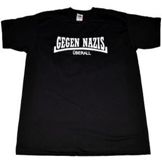 T-Shirt - Gegen Nazis - berall 3XL