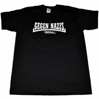 T-Shirt - Gegen Nazis - berall 5XL