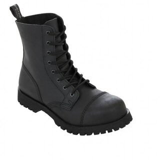 Boots & Braces - 8-Loch - Basic - matt schwarz 4 = 38