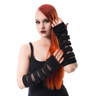Poizen Industries - Fatal Armwarmers - schwarz