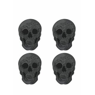 Gothic Gifts - Untersetzer - Skull - 4 Stck