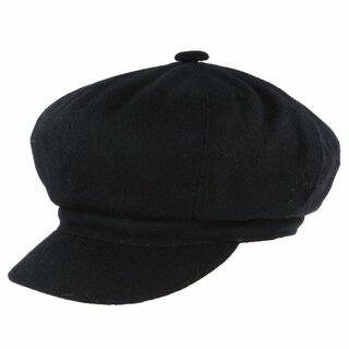 G & H - Great Horse - Bakerboy Cap - Spitfire Cap - Wolle - schwarz 60 cm