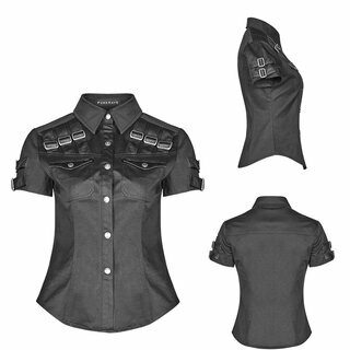 Punk Rave - Gothic Militia Shirt XL