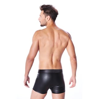 XXX Collection - Code8 - Hot Pants Zipper - schwarz