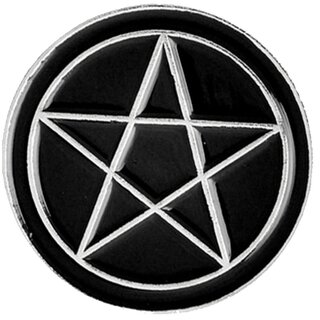 Metallpin Pentagramm