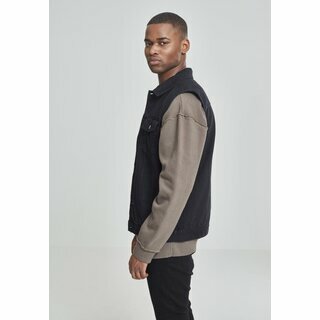 Urban Classics - Denim Vest - schwarz L