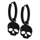 Steel Blackline - Ohrhnger - Hoops - Little Skull