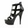 Pleaser - Delight-682 - schwarz