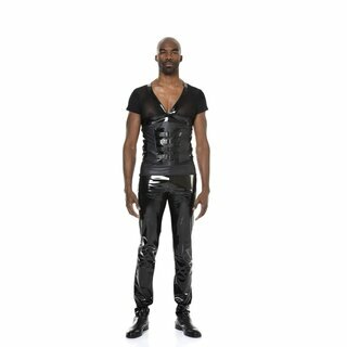 Patrice Catanzaro - Shawn Vinyl Pants - Lack - schwarz 44 - XL